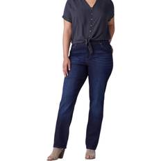Lee Women Jeans Lee Women's Stretch Relaxed Fit Straight Leg Jeans