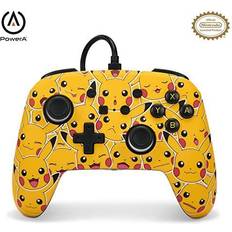 PowerA Enhanced Wired Controller for Nintendo Switch Pikachu Moods, Gamepad, game controller, wired controller, officially licensed