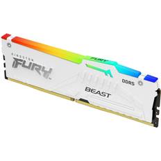 6000 MHz - DDR5 RAM Memory Kingston Fury Beast RGB White DDR5 6000MHz 2x16GB (KF560C40BWAK2-32)
