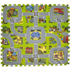 Lekematter Magni Play Floor with Road & City