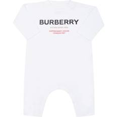Burberry Jumpsuits Children's Clothing Burberry Baby Logo cotton onesie white
