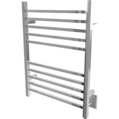 Electric Heating Heated Towel Rails Amba Radiant Square Hardwired (RSWH) 619x800mm Silver, Black