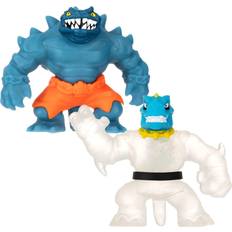 Rubber Figures Heroes of Goo Jit Zu Shifters Pack, Ultraglow Tyro VS Shadowclaw Rock Jaw. One Unique Glow-in-The-Dark Transformation. Crush The core, Glows in The Dark 42620
