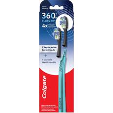 Colgate Toothbrush Heads Colgate 360 Floss Tip Replaceable Head Soft Starter Kit