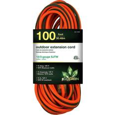 Electrical Accessories GoGreen Power, GG-14000, 100 Ft Extension Cord Orange/Green