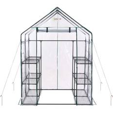 Ogrow Mini Greenhouses Ogrow Machrus Deluxe WalkIn Greenhouse with 3