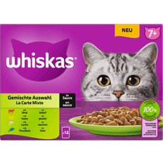 Whiskas Katzen - Nassfutter Haustiere Whiskas Multipack 7+ Gemischte Auswahl