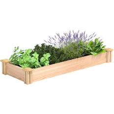 Wood Pots, Plants & Cultivation Greenes Fence Raised Garden Bed 16x48x5.5"