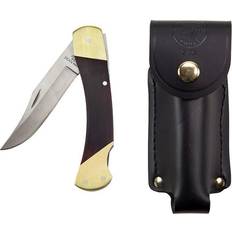 Klein Tools Hunting Knives Klein Tools 44037 Sportsman 3-3/8-Inch Steel Sharp Point Blade Hunting Knife