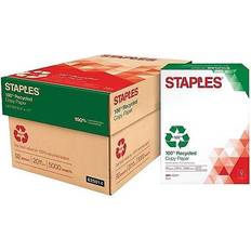 Staples Copy Paper Staples 100% Recycled Copy Paper 20 lbs 92B 500/RM