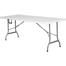 Sammenleggbart bord Utemøbler Comfort Garden Bord foldbart 180x75cm grå/hvid