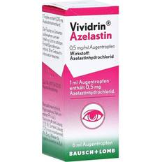 Rezeptfreie Arzneimittel VIVIDRIN Azelastin 0,5 mg/ml Augentropfen