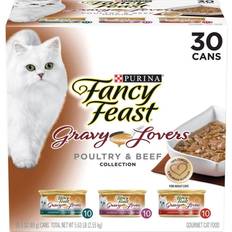 Pets Purina Fancy Feast Gravy Lovers Poultry & Beef 30x85g