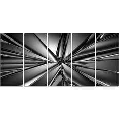 Interior Details Design Art 'Futuristic Crystal Background' Abstract Print on Wall Decor