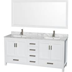 Vanity Units for Double Basins Wyndham Collection WCS141472DUNSM70 Sheffield