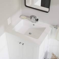 Bathroom Sinks Swiss Madison Well Made Forever SM-VT327 Voltaire Vanity Top Sink, Glossy