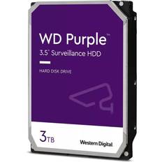 HDD Hard Drives Western Digital WD Purple WD33PURZ 3 TB Hard Drive 3.5' Internal SATA SATA/600 5400rpm