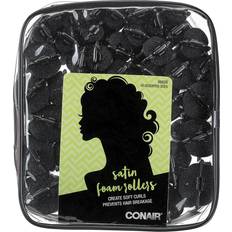 Conair Hair Rollers Conair Curl Collective 3 Satin Sponge Foam Rollers Black