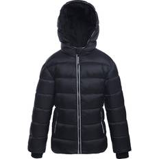 Down Jackets Rokka&Rolla Boys' Heavyweight Water-Resistant Fleece Lined Puffer Jacket Bubble Coat
