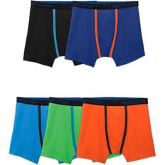 Fruit of the Loom Boy's Contrast Trim Breathable Micro Mesh Boxer Brief - Multi