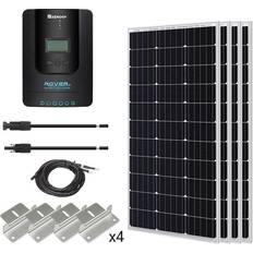 Renogy Solar Panels Renogy 400 Watt 12 Volt Monocrystalline Solar Starter Kit with 40A Rover MPPT Charge Controller