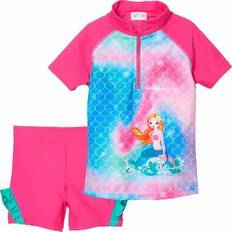 Mädchen UV-Anzüge Playshoes UV-Schutz Bade-Set Meerjungfrau