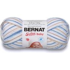 Bernat Softee Baby Yarn - Ombres-Blue Flannel, Multipack of 3