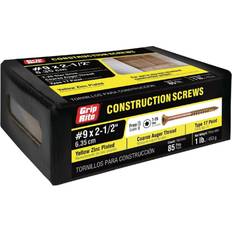 Grip-Rite #9 2-1/2 in. Star Drive Gold Construction Wood Screw 1Lb