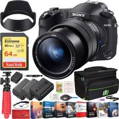 Compact Cameras Sony Cyber-Shot RX10M IV Camera DSC-RX10M4 Zeiss 24-600mm Lens Travel Kit 64GB Bundle