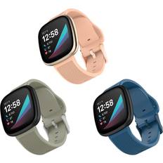 None WITHit Gray, Light Pink Band the Fitbit Versa
