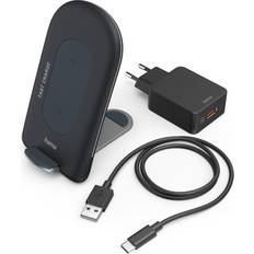 Hama Trådløse ladere Batterier & Ladere Hama Wireless Charger-Set QI-FC15S anthrazit