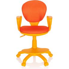 Orange Stühle Kinderdrehstuhl KID COLOUR Stoff