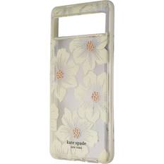 Kate Spade Cases & Covers Kate Spade Defensive Hardshell for Pixel 6 Hollyhock Floral Clear