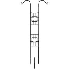 Trellis Achla Designs FT-26 Squares Double Pole Wrought Iron Garden Trellis