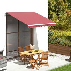 vidaXL Replacement Fabric for Awning Burgundy Red Solar