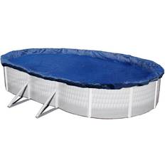 Blue Wave Swimming Pools & Accessories Blue Wave Gold 15-Year 18-ft x 40-ft Oval Above Ground Pool Winter Cover