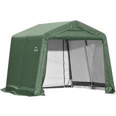Green Outbuildings ShelterLogic Peak Style Shed/Storage Shelter — (Building Area )