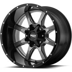 Moto Metal MO970, 20x12 Wheel with 8 on 6.5 Bolt Pattern Gloss Center with Gloss Lip