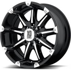 XD Wheels Badlands XD779, 20x9 with 8 on 6.5 Bolt Pattern Black-XD77929080312N