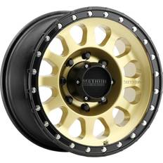Method Race Wheels 315, 17x8.5 with 8x180 Bolt Pattern Gold and Black Street Loc