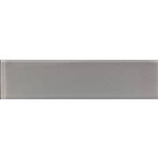 Apollo Tile 20 Pack 3-in 12-in Stone Gray Rectangular Subway Glossy Mosaic Tile