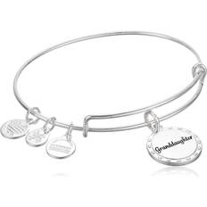 Alex And Ani Granddaughter By Your Side Charm Bangle - Silver
