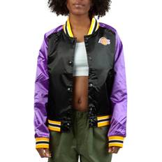 Mitchell & Ness Sports Fan Apparel Mitchell & Ness Women's Satin Jacket 2.0 Los Angeles Lakers - Black
