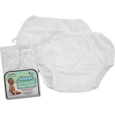 TL Care Baby care TL Care Dappi Waterproof 100% Nylon Diaper Pants, White, Medium 2 Count