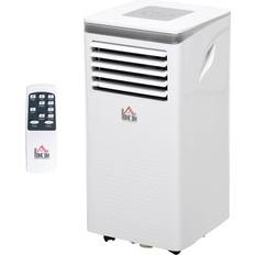 10000 btu air conditioner Homcom 10000 BTU Portable Mobile Air Conditioner for Cooling and Dehumidifying