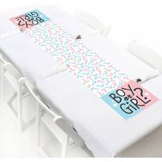 Big Dot of Happiness Baby Gender Reveal Petite Team Boy or Girl Party Paper Table Runner 12 x 60 inches