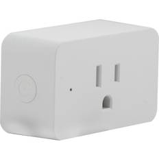 Electrical Outlets & Switches Satco 11270 15A/SMART-PLUG/SF/DIM RECTANG S11270 Straight Blade Wall Outlets