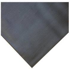 Linoleum Flooring Goodyear 03-272-36-BK-06 'Fine-Ribbed' Rubber Flooring 3.5mm x 36'