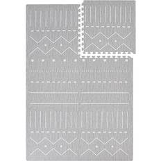 Toddlekind Prettier Puzzle Berber Collection Playmat in Storm Size Standard Storm Standard