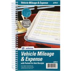 Activity Books Tops Products Adams Vehicle Mileage/Expense Journal Pocket